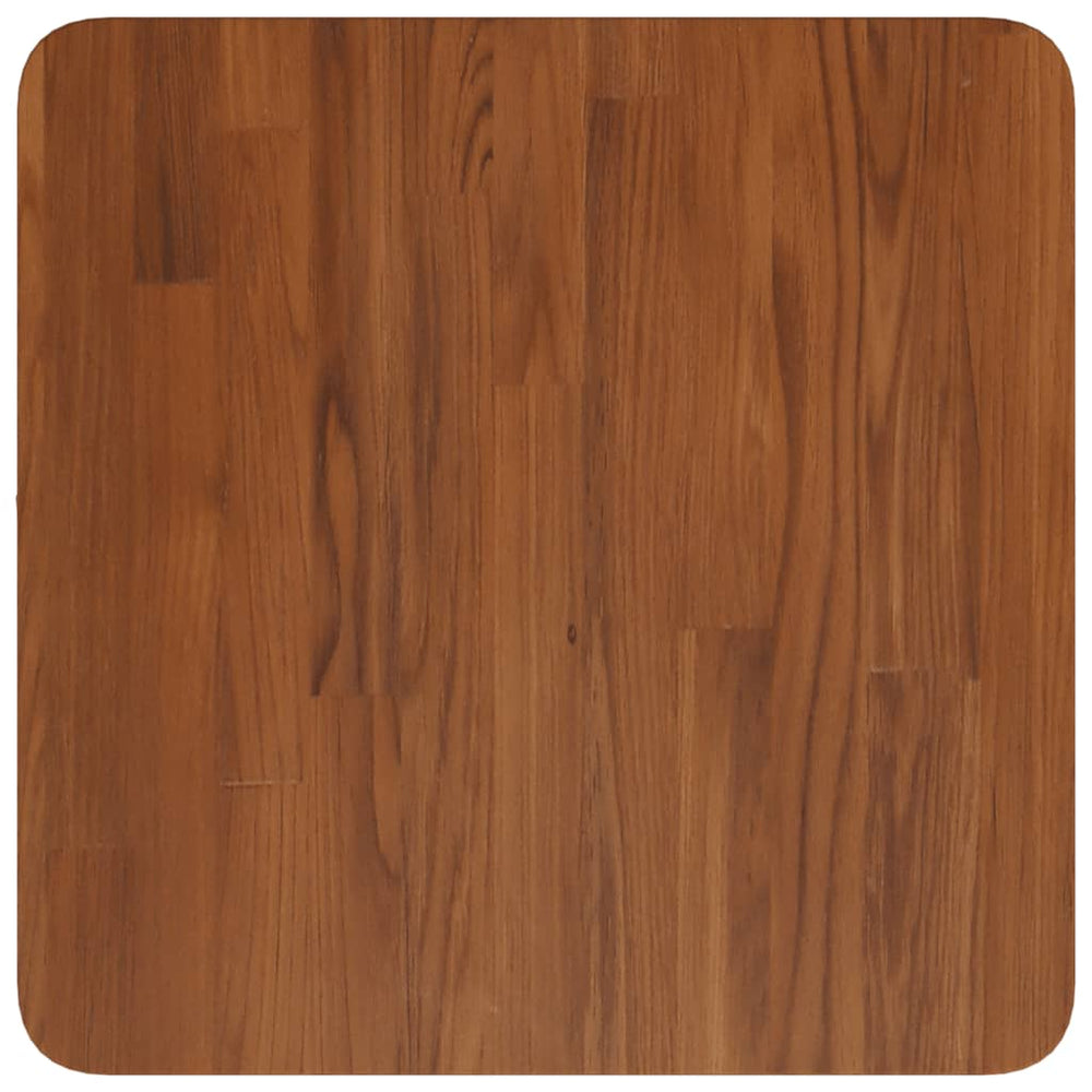 vidaXL Tabletop Square Dark Brown 40x40x4cm Treated Oak