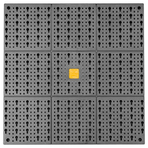 vidaXL Tool Wall 500x1000 mm 50 Hooks PP