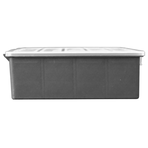 vidaXL Assortment Cases 2 pcs. Removable Dividers 360x250x85 mm PP