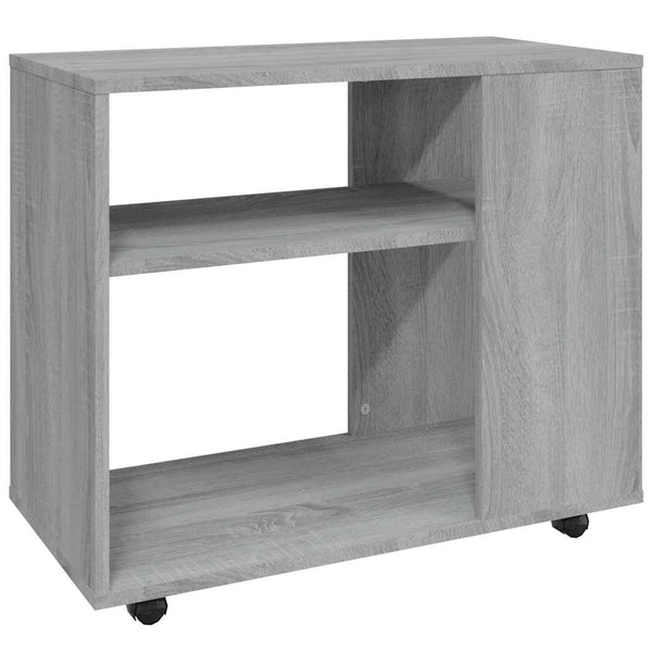 vidaXL Side Table Gray Sonoma 70x35x55 cm Engineered Wood