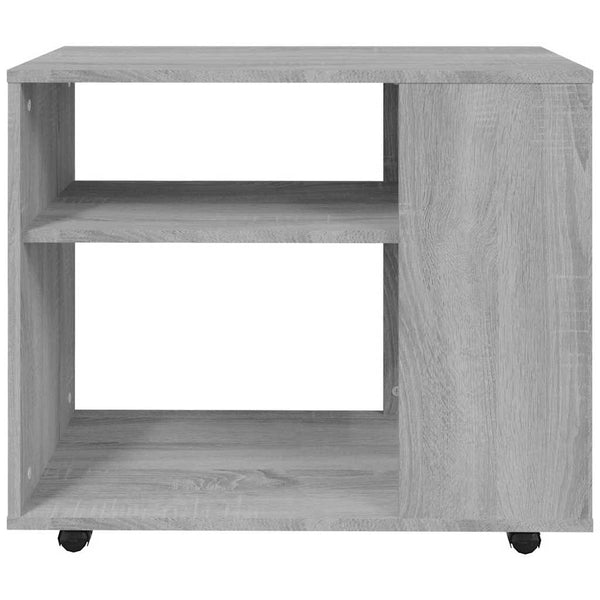 vidaXL Side Table Gray Sonoma 70x35x55 cm Engineered Wood