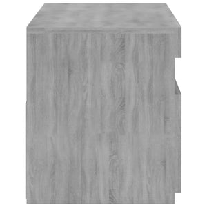 vidaXL TV Cabinet with LED Lights Sonoma Grey 75x35x40 cm