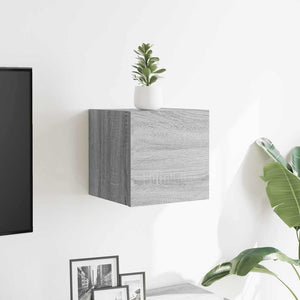 vidaXL Wall-Mounted TV Cabinet Grey Sonoma 30.5x30x30 cm