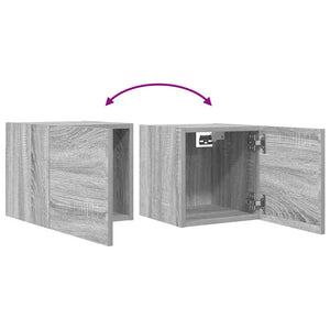 vidaXL Wall-Mounted TV Cabinet Grey Sonoma 30.5x30x30 cm