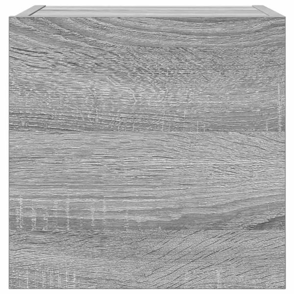 vidaXL TV Wall Cabinets 4 pcs. Sonoma Grey 30.5x30x30 cm
