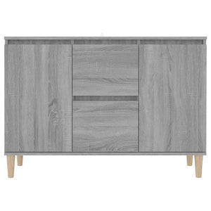 vidaXL Sideboard Grey Sonoma Oak 103.5x35x70 cm Engineered Wood