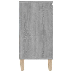 vidaXL Sideboard Grey Sonoma Oak 103.5x35x70 cm Engineered Wood