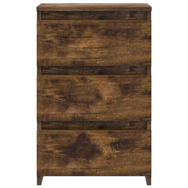 vidaXL Nightstands 2 pcs Smoked Oak 40x35x62.5 cm Engineered Wood