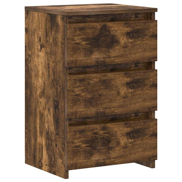 vidaXL Nightstands 2 pcs Smoked Oak 40x35x62.5 cm Engineered Wood