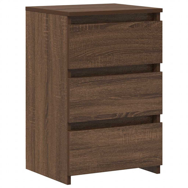 vidaXL Nightstands 2 pcs Brown Oak 40x35x62.5 cm Engineered Wood