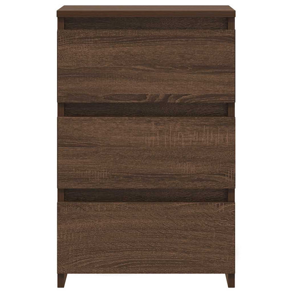 vidaXL Nightstands 2 pcs Brown Oak 40x35x62.5 cm Engineered Wood