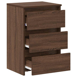 vidaXL Nightstands 2 pcs Brown Oak 40x35x62.5 cm Engineered Wood