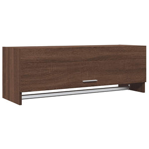 vidaXL Wardrobe Brown Oak Look 100x32.5x35 cm Engineered Wood