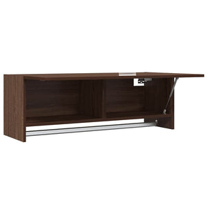 vidaXL Wardrobe Brown Oak Look 100x32.5x35 cm Engineered Wood