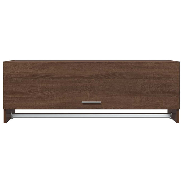 vidaXL Wardrobe Brown Oak Look 100x32.5x35 cm Engineered Wood