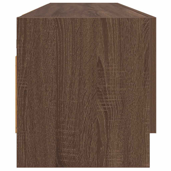 vidaXL Wardrobe Brown Oak Look 100x32.5x35 cm Engineered Wood