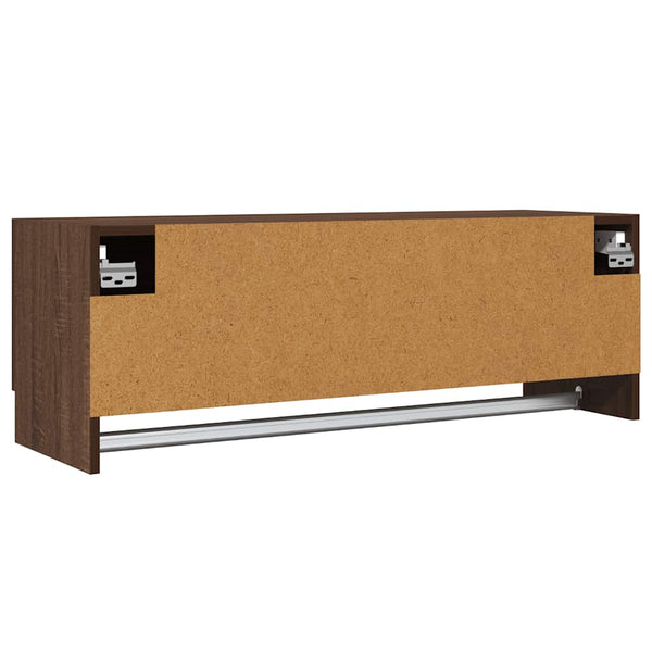 vidaXL Wardrobe Brown Oak Look 100x32.5x35 cm Engineered Wood