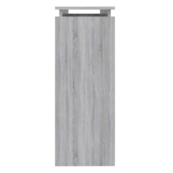 vidaXL Console Table Grey Sonoma 102x30x80 cm Engineered Wood