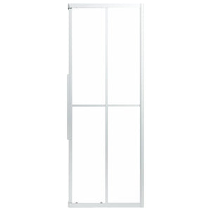 vidaXL Frosted ESG Shower Enclosure 90x70x180 cm