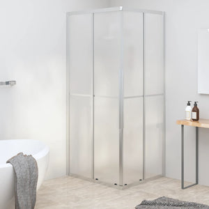 vidaXL Frosted ESG Shower Enclosure 90x70x180 cm
