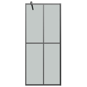 vidaXL Walk-in Shower Screen 80x195 cm Dark Tempered Glass