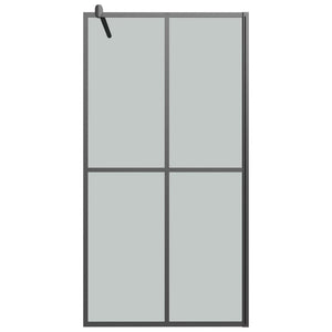 vidaXL Shower Screen for Walk-in Shower 100x195cm Dark Safety Glass