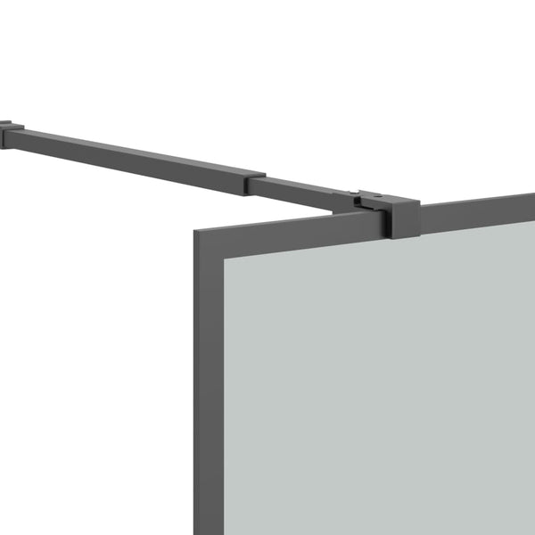 vidaXL Shower Screen for Walk-in Shower 100x195cm Dark Safety Glass
