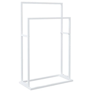 vidaXL Towel Rack White 48x24x78.5 cm Iron