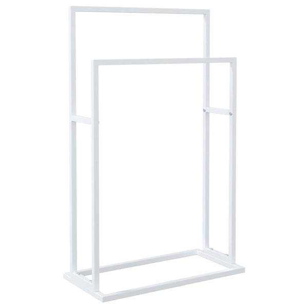 vidaXL Towel Rack White 48x24x78.5 cm Iron