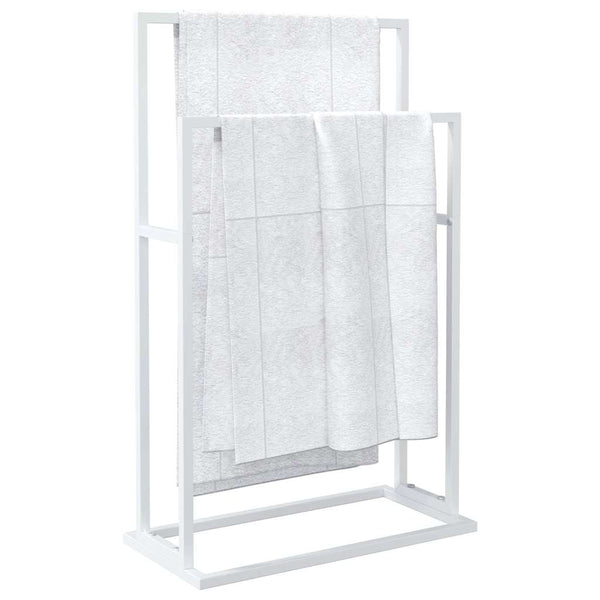 vidaXL Towel Rack White 48x24x78.5 cm Iron