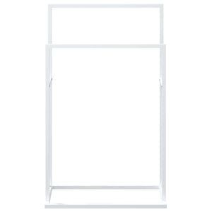 vidaXL Towel Rack White 48x24x78.5 cm Iron