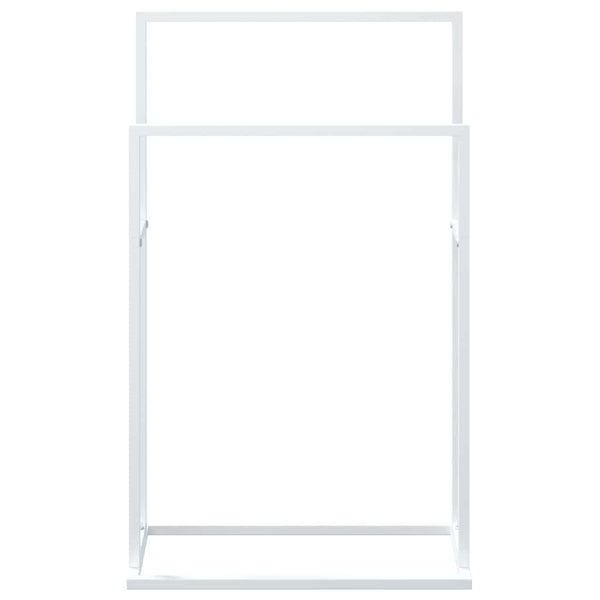 vidaXL Towel Rack White 48x24x78.5 cm Iron