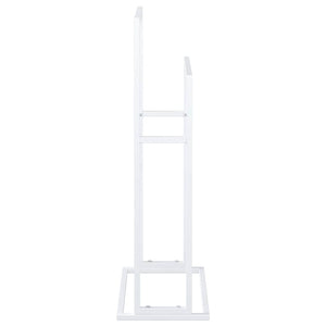 vidaXL Towel Rack White 48x24x78.5 cm Iron