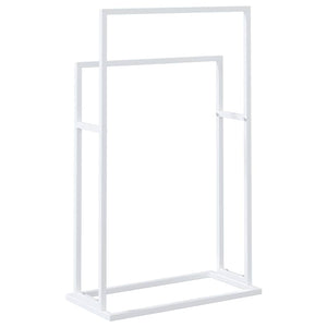 vidaXL Towel Rack White 48x24x78.5 cm Iron