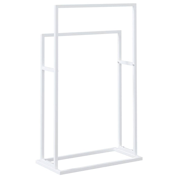 vidaXL Towel Rack White 48x24x78.5 cm Iron