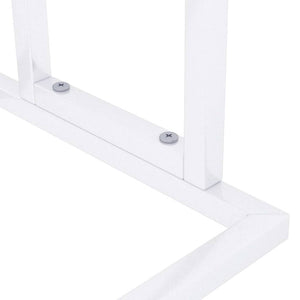 vidaXL Towel Rack White 48x24x78.5 cm Iron