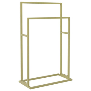 vidaXL Gold Towel Holder 48x24x78.5 cm Iron