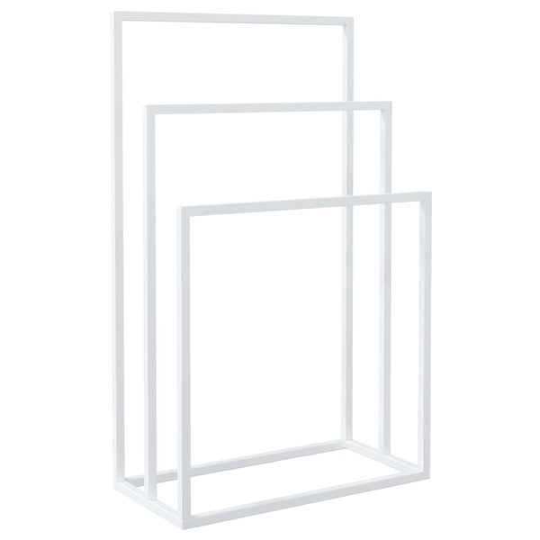 vidaXL Towel Rack White 48x24x79 cm Iron