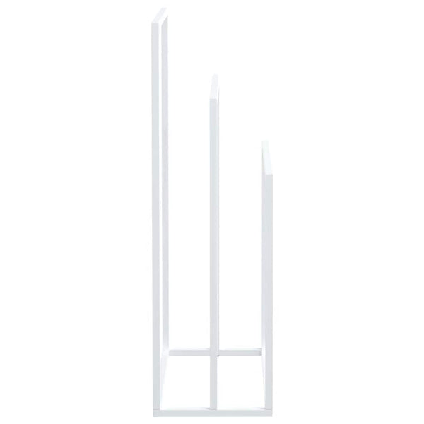 vidaXL Towel Rack White 48x24x79 cm Iron