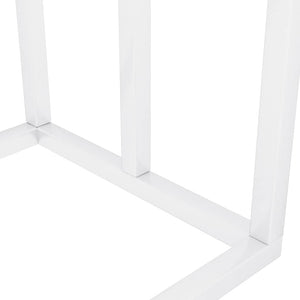 vidaXL Towel Rack White 48x24x79 cm Iron