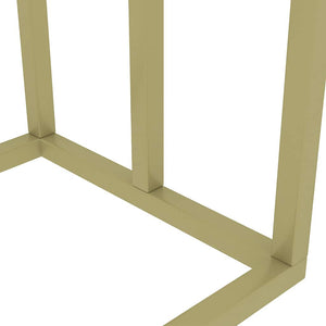vidaXL Towel Rack Golden 48x24x79 cm Iron