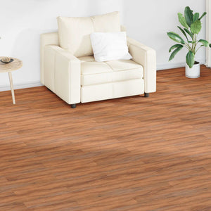 vidaXL Flooring Planks 18 pcs Natural 2.51 m² PVC