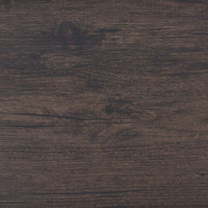 vidaXL Flooring Planks 18 pcs Dark Brown 2.51 m² PVC