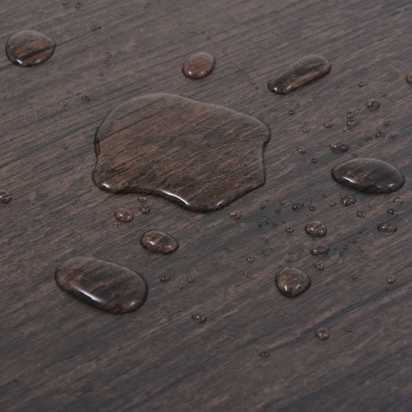 vidaXL Flooring Planks 18 pcs Dark Brown 2.51 m² PVC