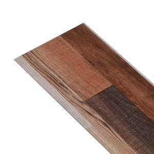vidaXL Floor Planks 18 pcs Multicolour 2.51 m² PVC
