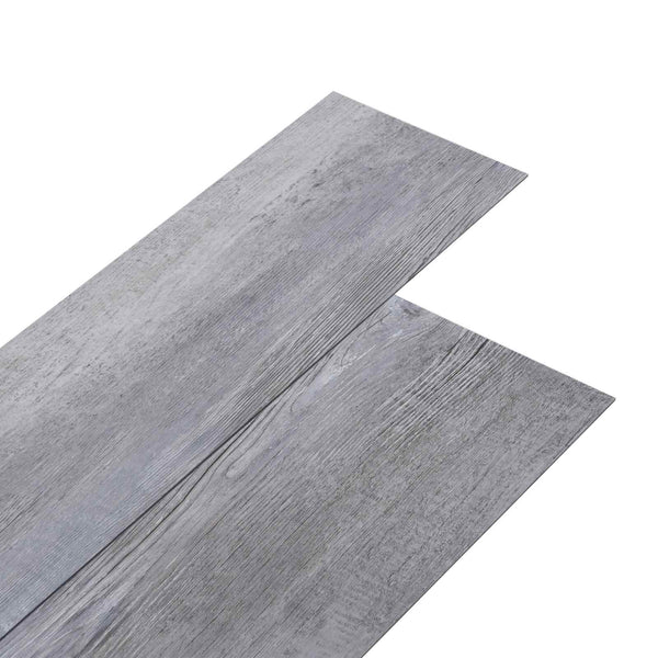 vidaXL Flooring Planks 2.51 m² 18 pcs PVC Matte Wood Grey