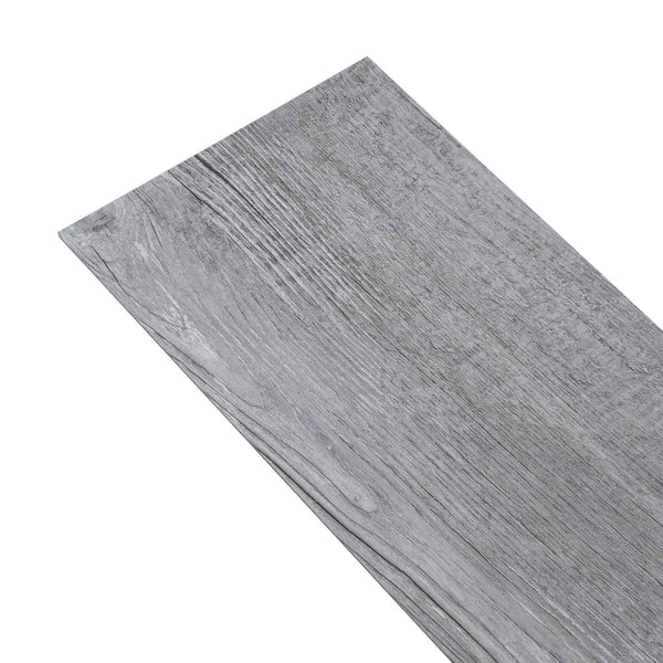 vidaXL Flooring Planks 2.51 m² 18 pcs PVC Matte Wood Grey