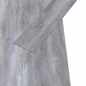 vidaXL Flooring Planks 2.51 m² 18 pcs PVC Matte Wood Grey