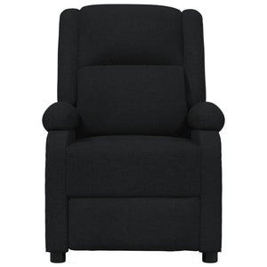 vidaXL Electric Massage Chair Black Fabric