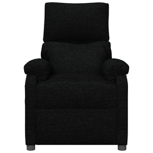 Massagesessel Elektrisch Schwarz Stoff